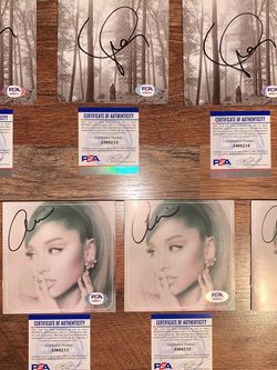 Authentic Signed CD’s ARIANA GRANDE & TAYLOR SWIFT