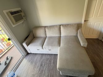L shaped sofa/ sofa bed