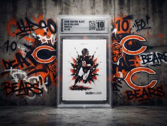 Caleb Williams 2026 Custom Blast Graffiti #G-20 PCG 10