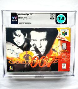 WATA 7.5 Graded GoldenEye 007 Nintendo 64 N64 - Complete in Box CIB 1997 Nice! 