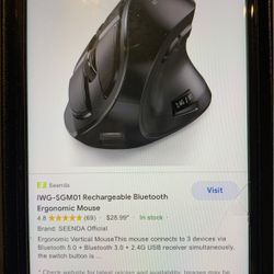 Wireless Verticle Ergonomic Mouse 