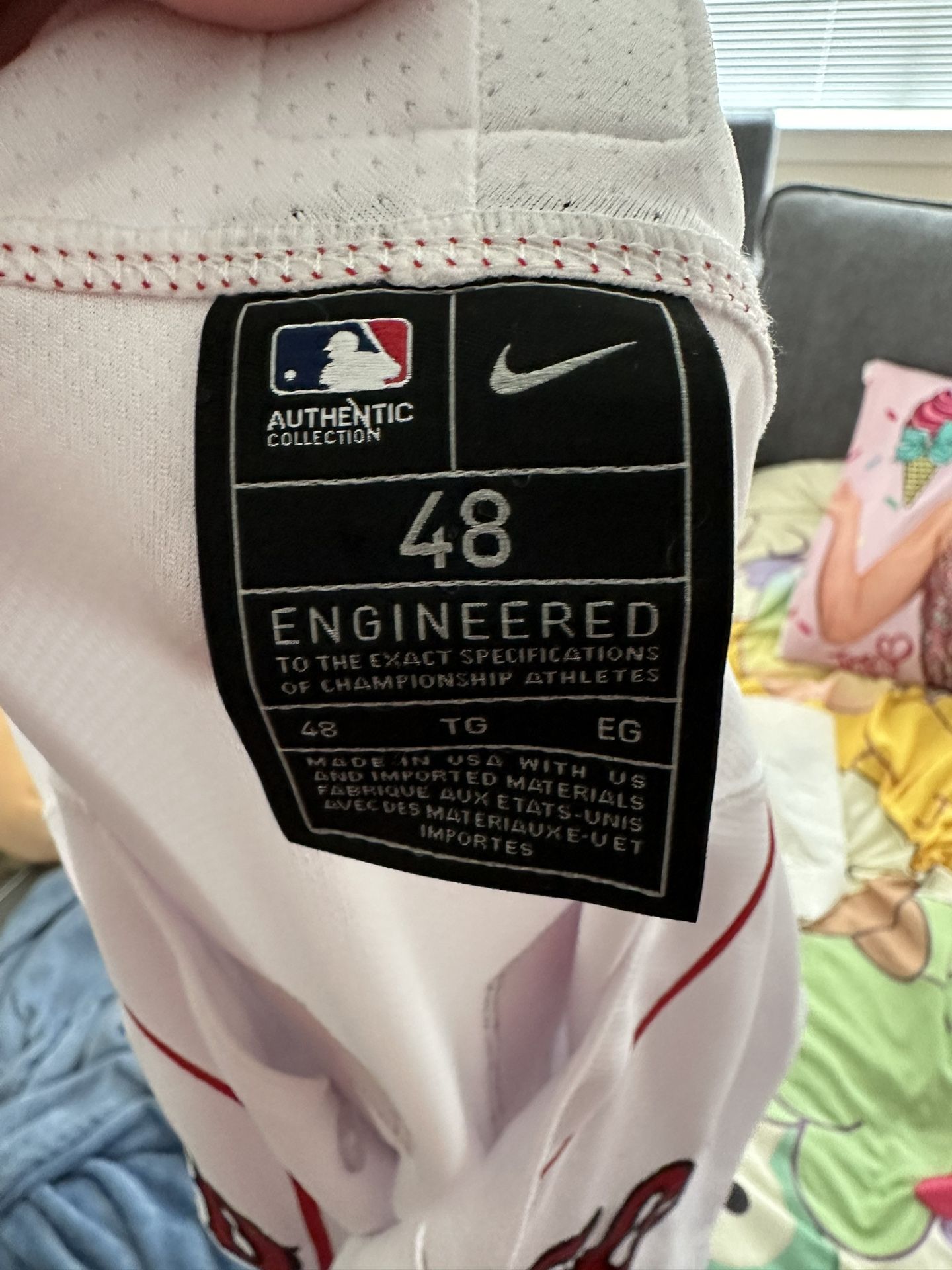 Men's Boston Red Sox Nike White Home Elite Custom Patch Jersey