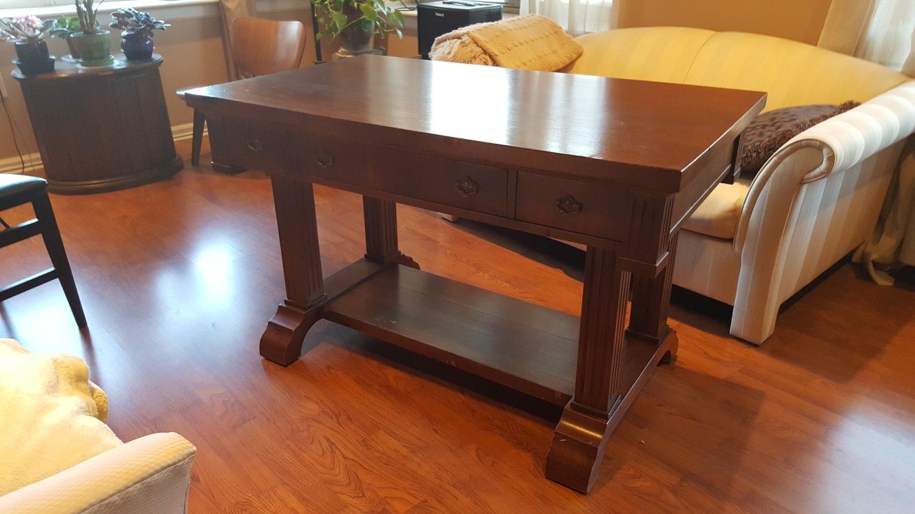 Antique Library Table 