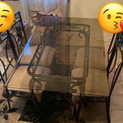 Large Dining Table  In Glasse 