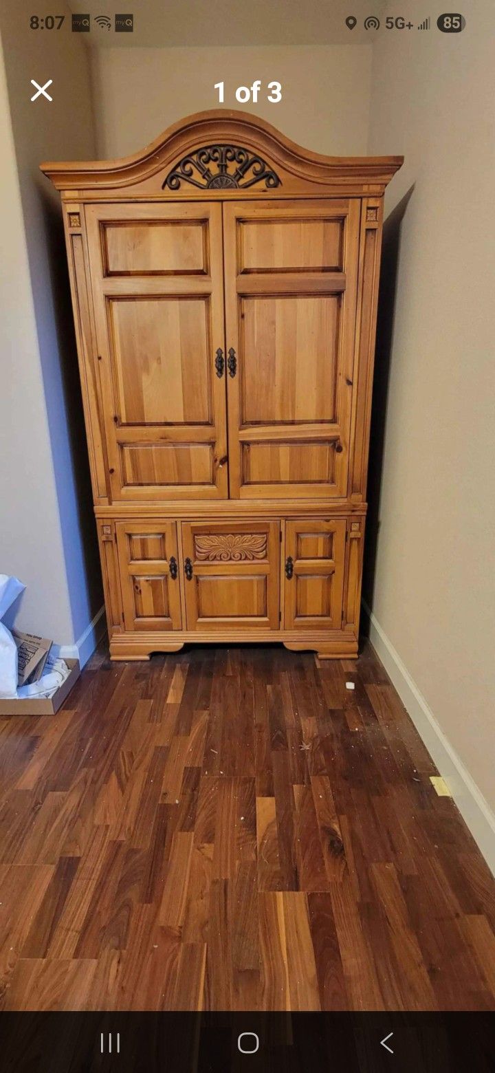 Broyhill Bookcases And Armoire