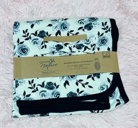 Touched By Nature, Swaddle Blanket & Headband