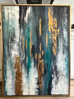 Contemporary Goldtone Wall Art