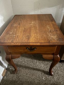 Wooden side tables