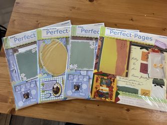 Colorbok Perfect Pages Scrapbook Kits   6-Page Kits With Over 30 Pieces