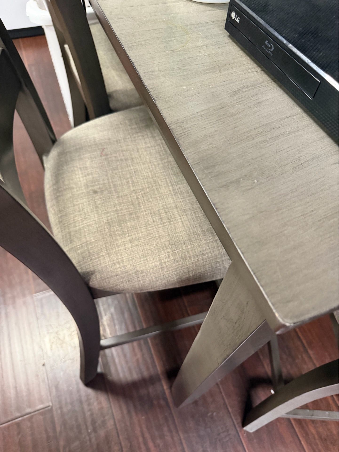 Pub table with 4 chairs