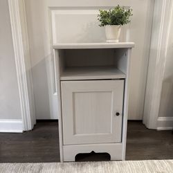 White Wooden Cabinet 