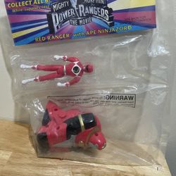 McDonald’s Mighty Morphin Power Rangers The Movie Red Ranger Happy Meal toy