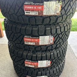 275/65r18 Nitto Ridge Grappler Tires
