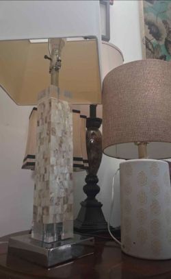 $10 each for the lamps till tomorrow