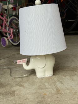 Cute Small High Quality Wooden White Lamp