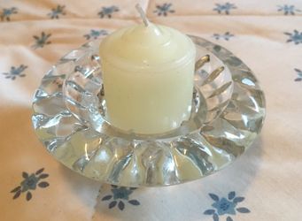 3 in 1 Crystallite Candleholders- Set of 4