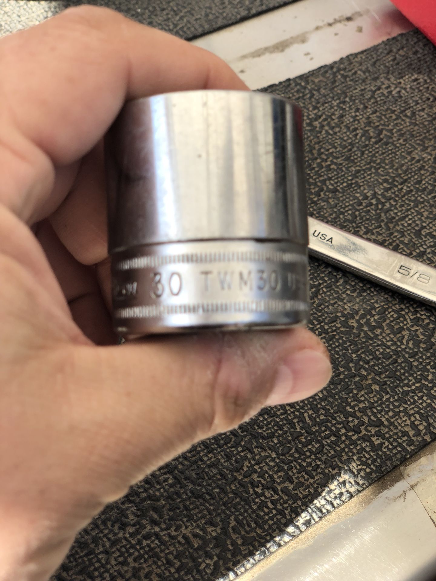 Snap on TWM30 socket, shallow, metric, 30mm 6 point