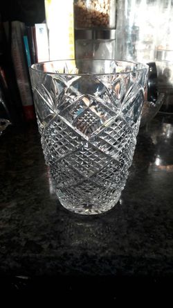 Antique tiara crystal vase