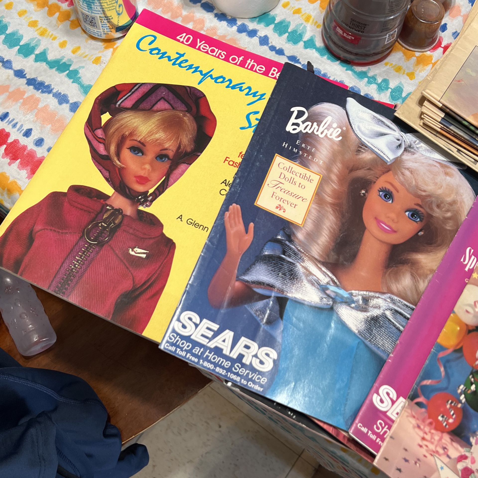 collection of barbie magazine and newspapers 