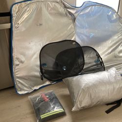 Car Cover, Shade and Anti freeze Cover with Ice Brush