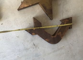 Rustic Metal star and arrow