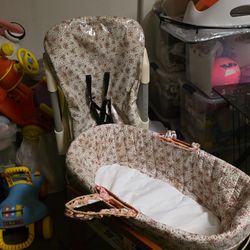 High Chair And Bassinet