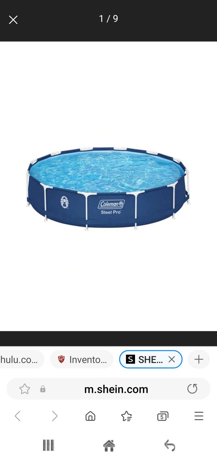 COLEMAN STEEL FRAME 12 FT X 30 IN POOL