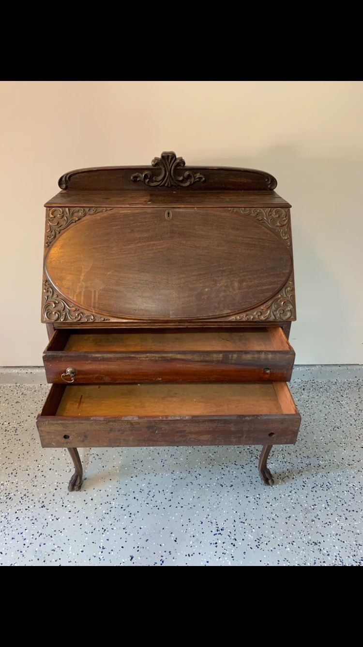 Antique Secretary Desk 