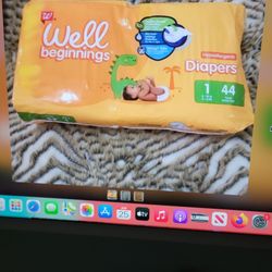 Diapers Sizes 1 and 2 and 7        $6.50 Each