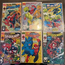 Old spiderman comic lot