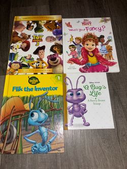 4 Disney hardcover books all $8