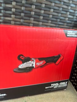 Milwaukee M18 FUEL 18V Lithium-lon Brushless Cordless 5 in. Flathead Braking Grinder with Paddle Switch No-Lock (Tool-Only)