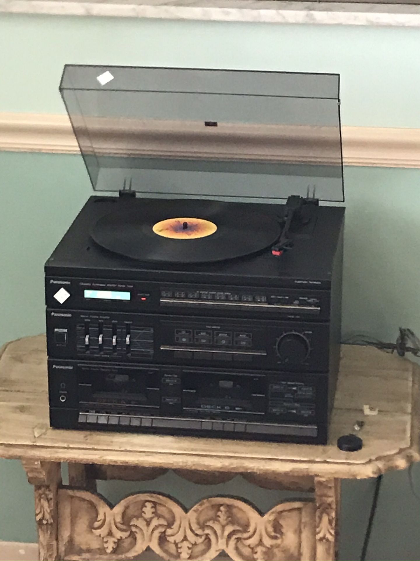 Record Player Stereo System