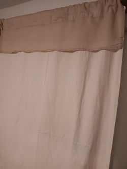 Tan and Beige Drapes