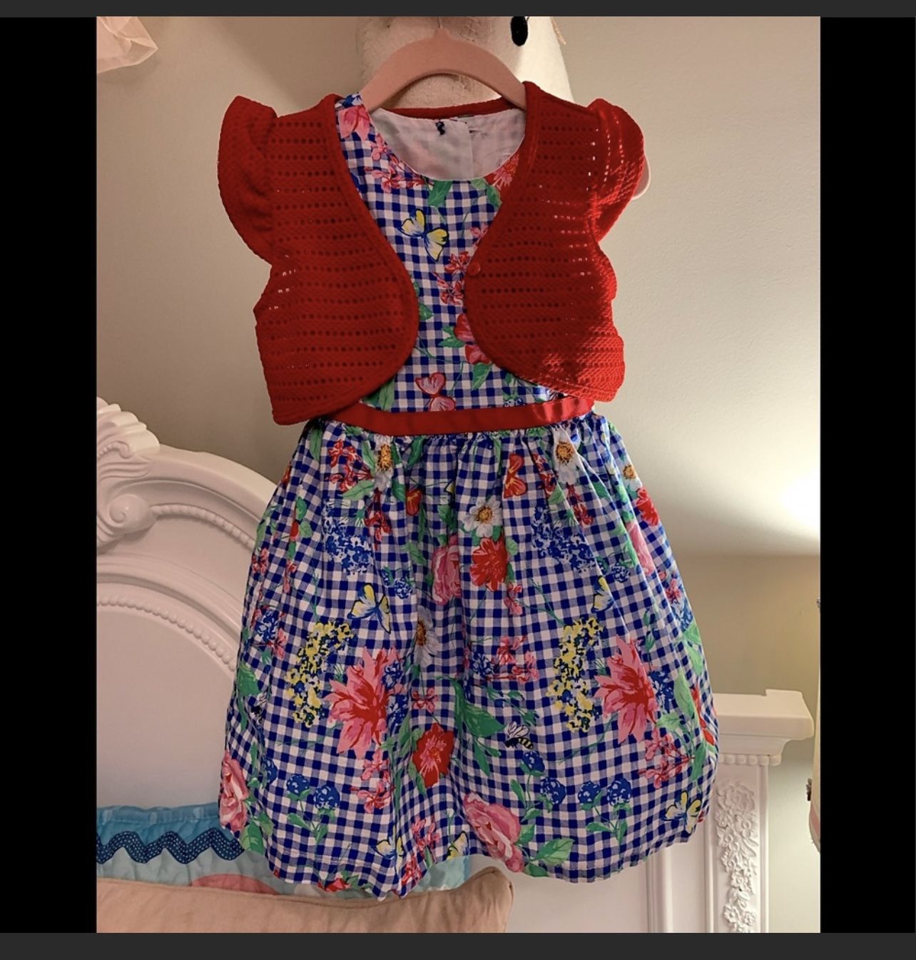 Girls Dress 4T NANETTE KIDS 2 Piece Sweater