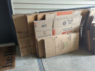 Used - Moving boxes of various sizes
