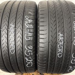 2 Tires 275 35 20 Continental Ecocontact 6Q M0 Like New No Repairs
