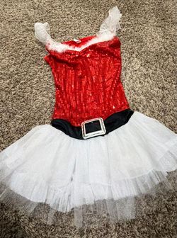 Mrs. Claus Sequin Tutu Costume Dress