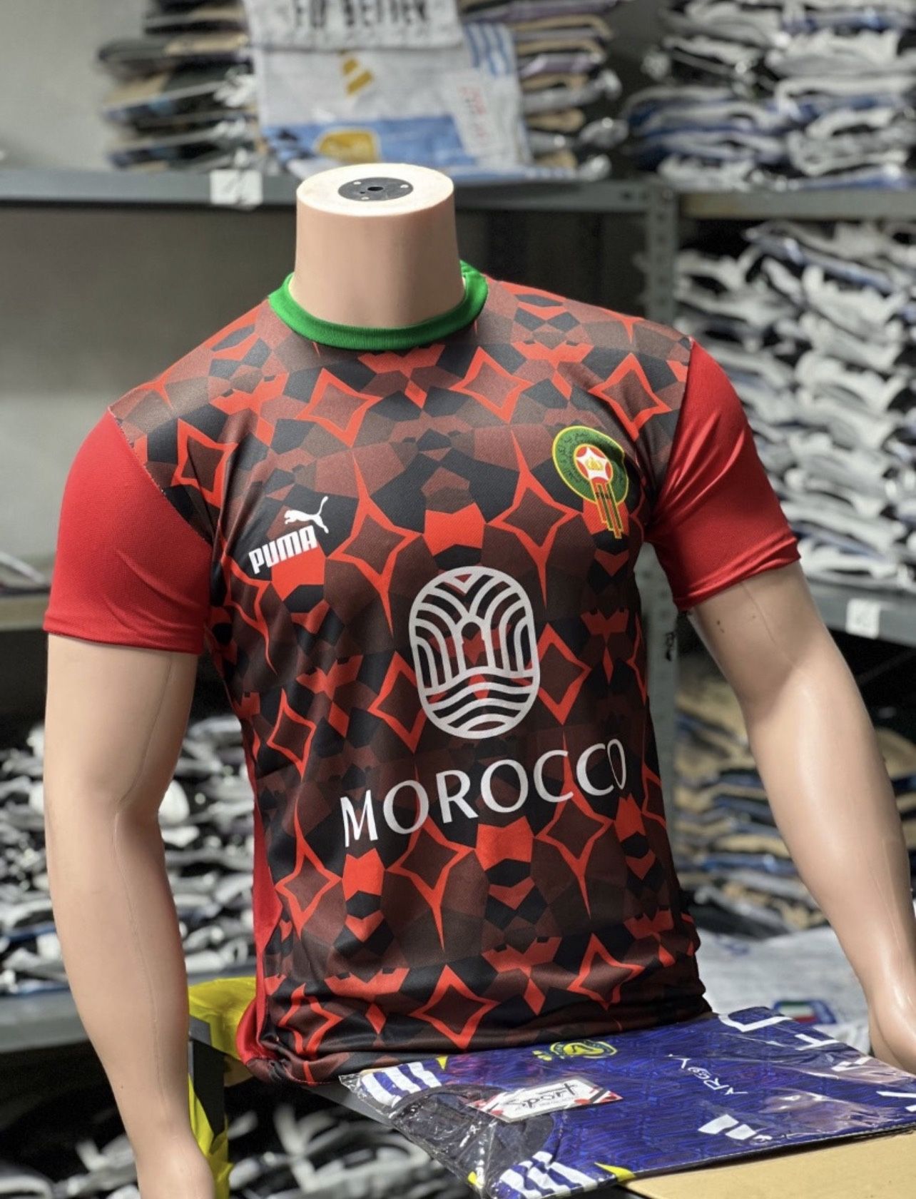 Morocco National Team Soccer Scarf Atlas Lions Moroccan Football Polar Fleece