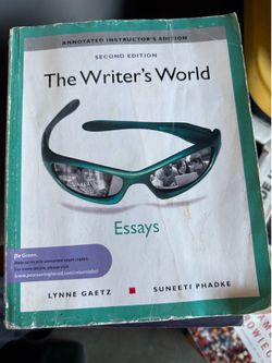 The Writer's World: Essays
