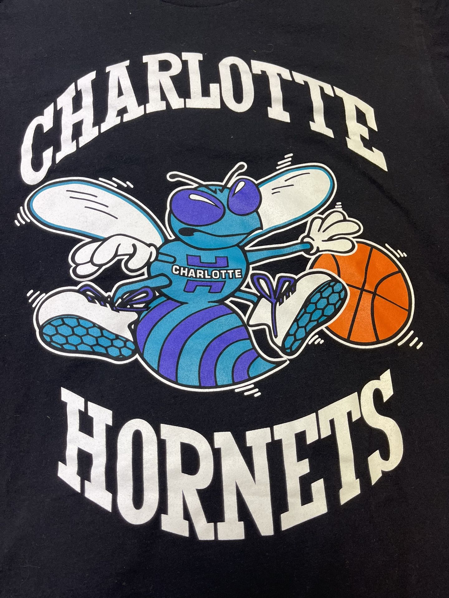 Men’s Charlotte Hornets Shirt Mitchell & Ness Hardwood Classics - Size Small
