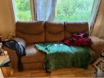 Microfiber reclining, couch, and loveseat