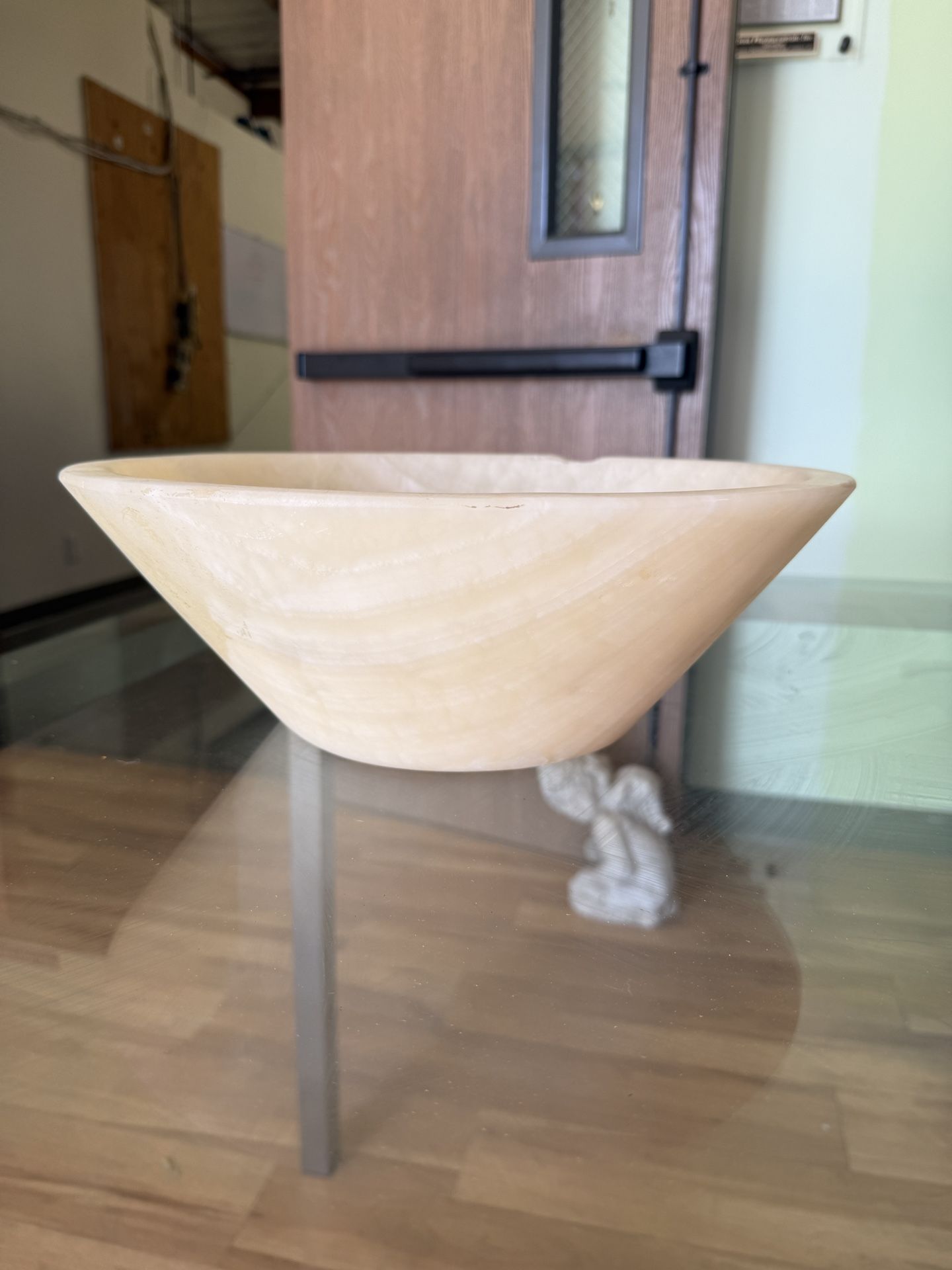 Stone Sink Stand Alone Perfect Guest Bathroom
