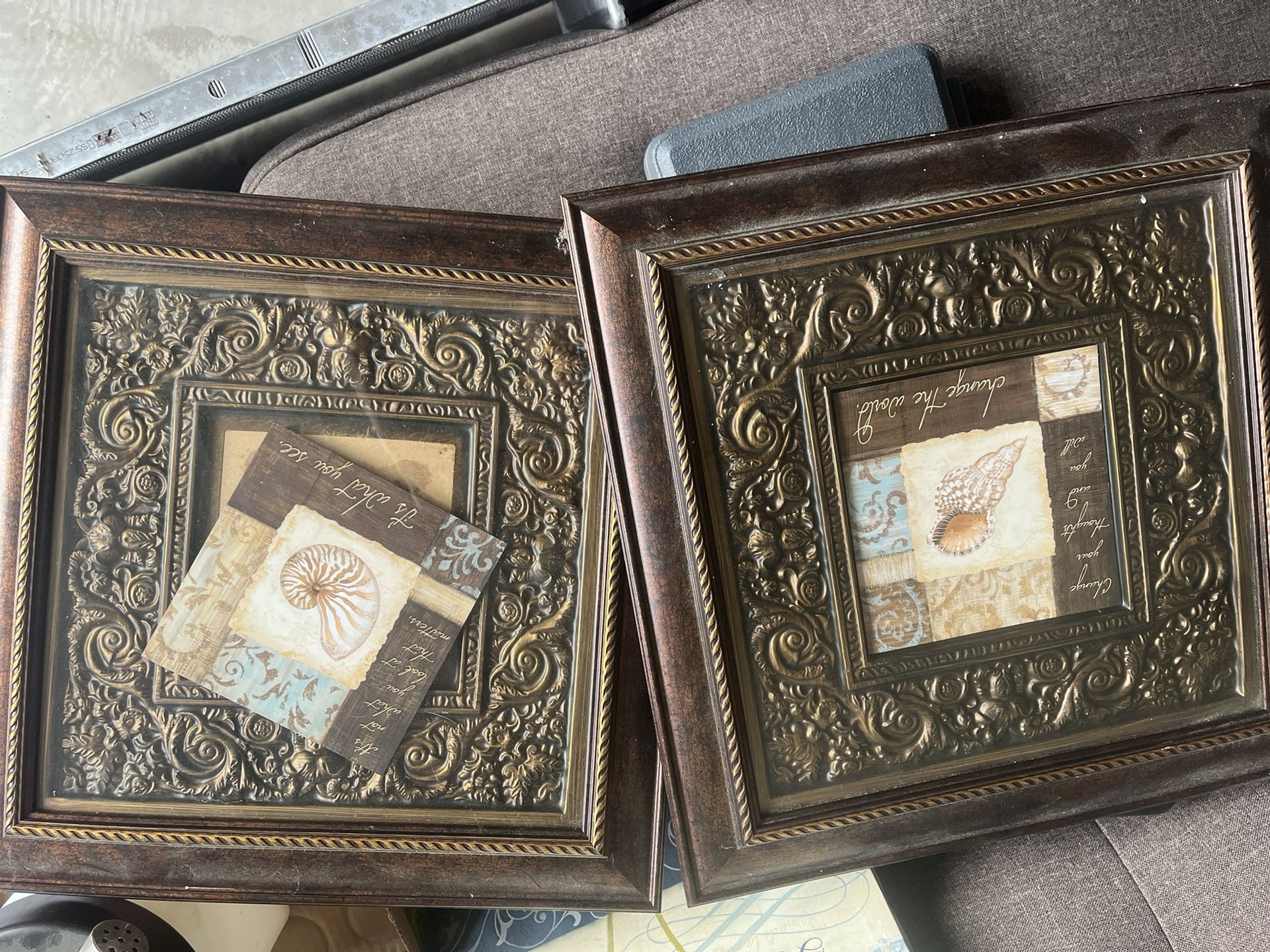 Art Framed Set Inspirational Quotes