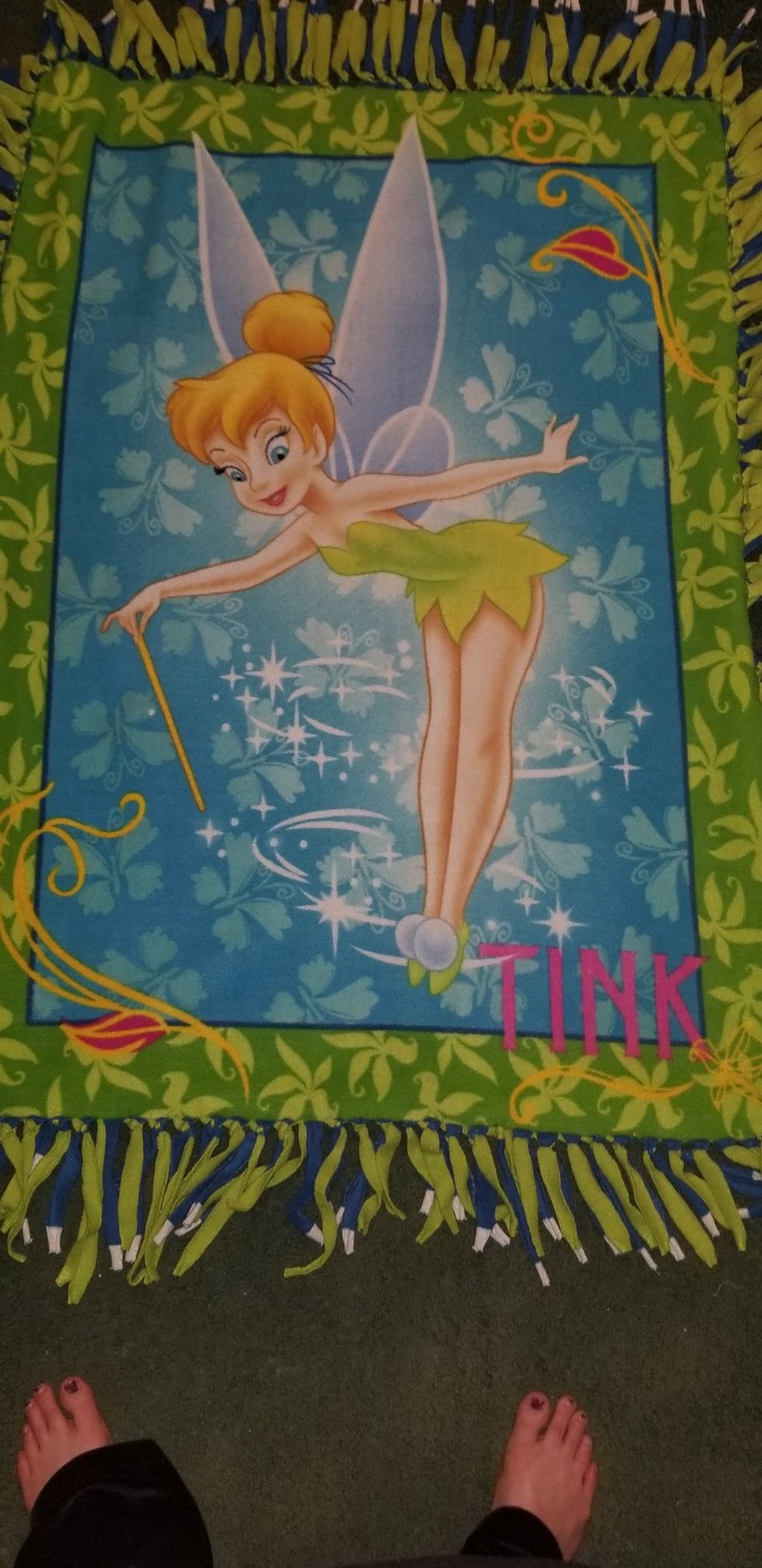 Tinkerbell Knot Blanket