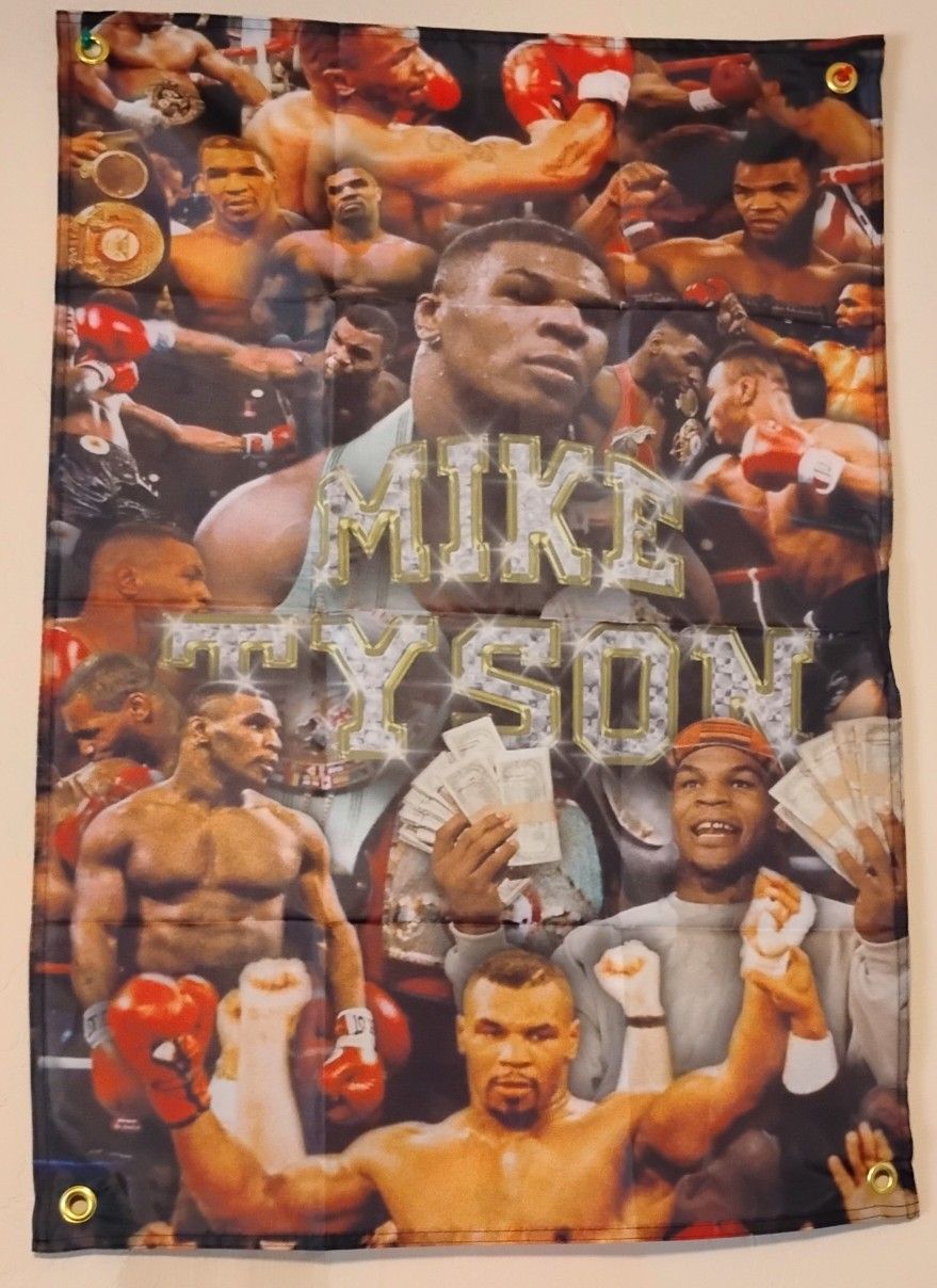 Mike Tyson Banner 2 x 3 Ft NEW