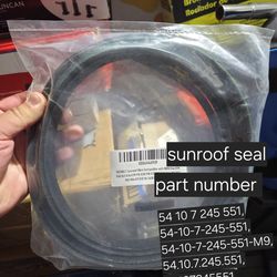 BMW sunroof seal part #54 10 7 245 551, 54-10-7-245-551, 54-10-7-245-551-M9, 54.10.7.245.551, (contact info removed)5551ew 6 available