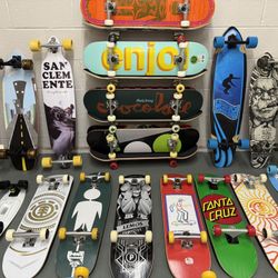 Prebuilt Skateboards Cruisers Longboards 