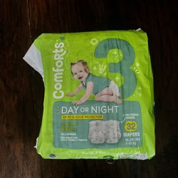 Size 3 Diapers Unopened