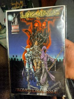 LAZARUS COMIC SIGNED BY ARTIST NICE PIECE